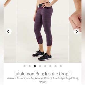 Lululemon Run: Inspire Crop ll
